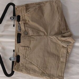 Aeropostale Midi Khaki cuffed shorts.  Size 4
